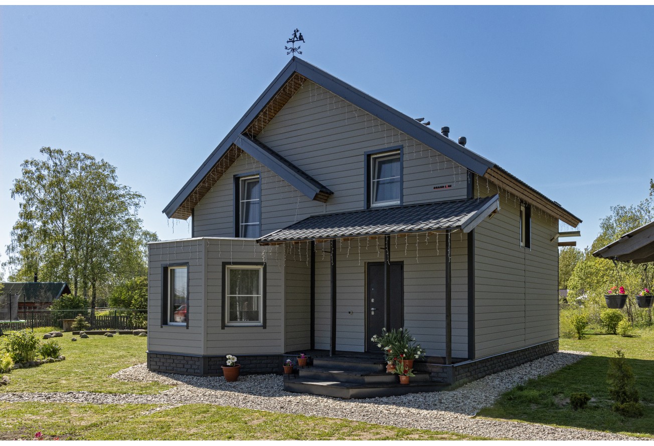 Фасадная панель Grand Line Колотый камень Классика графит — фото 8