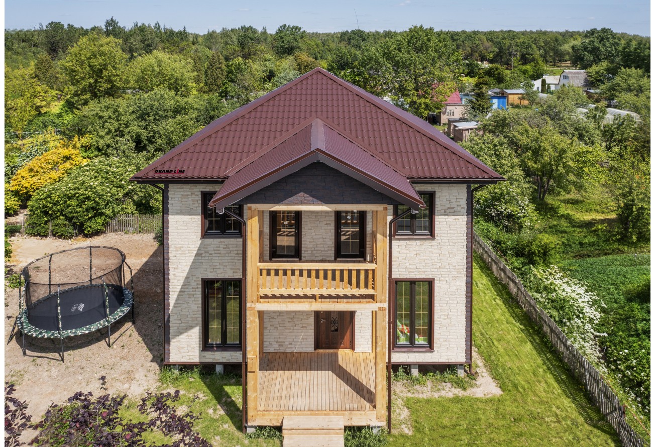 Фасадная панель Grand Line Сланец Дизайн Плюс пшеница — фото 4