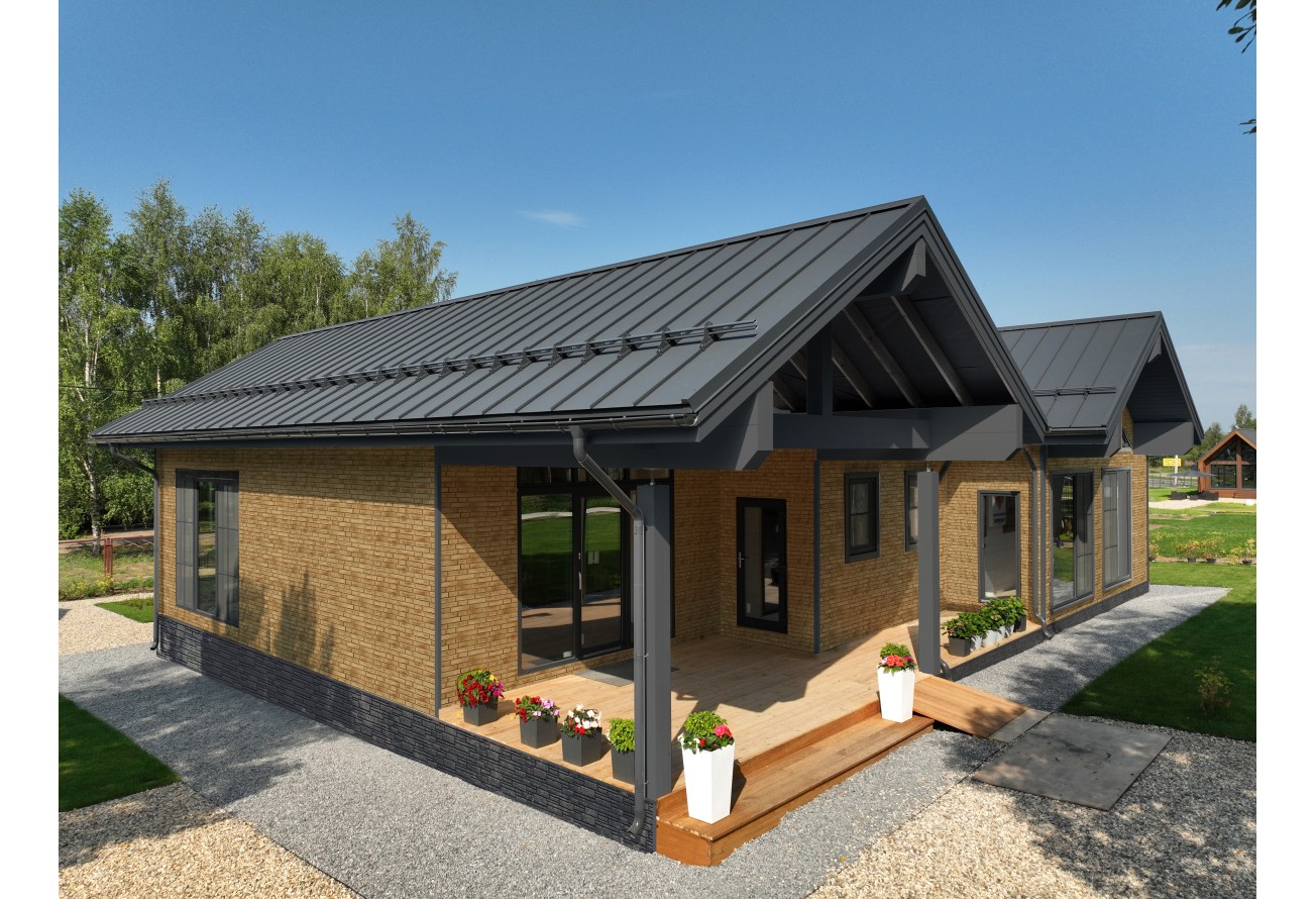 Фасадная панель Grand Line Камелот Классика графит — фото 7