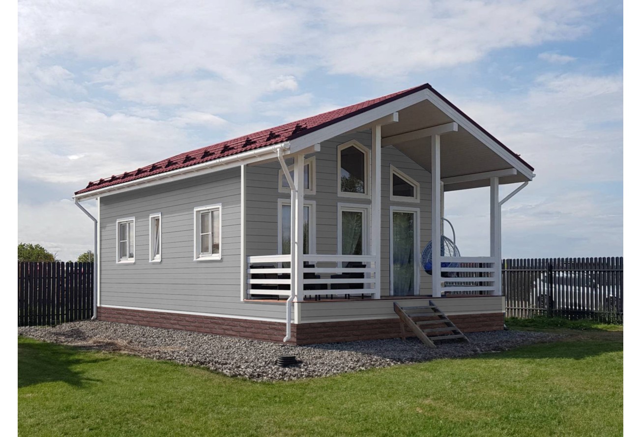 Сайдинг Двойной Брус Grand Line Стандарт серый (3,0м) — фото 5